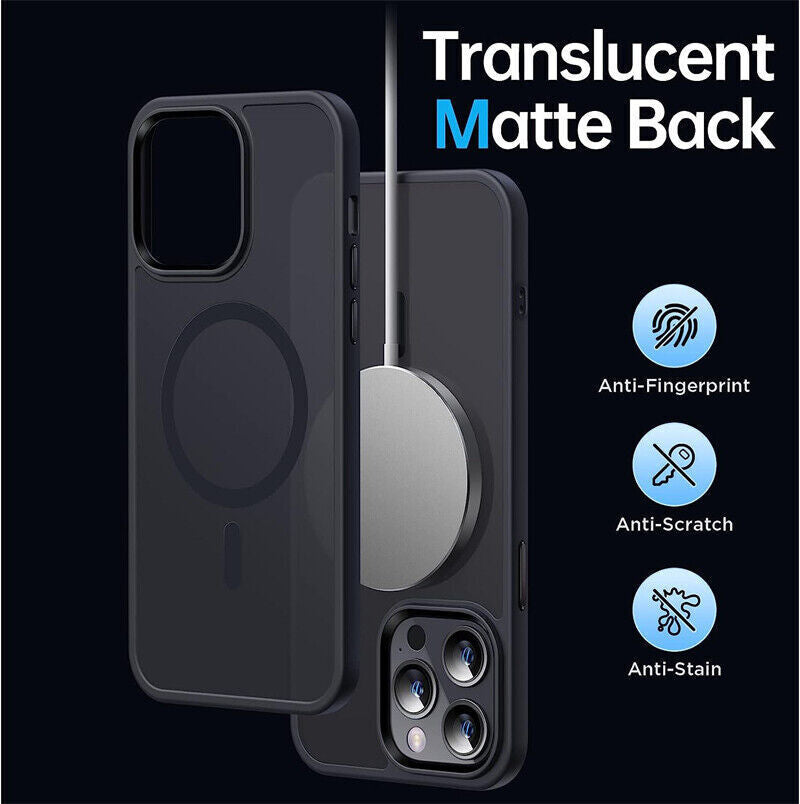 Hülle Für Iphone 16 15 14 13 12 11 Pro Max TPU Magsafe Handy Case Display Schutz