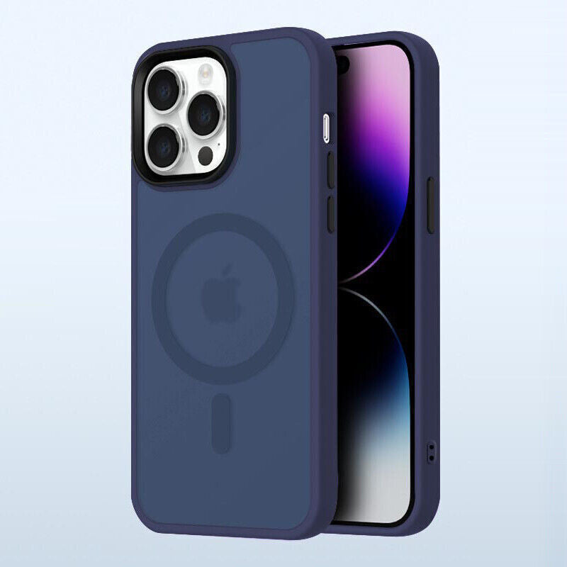 Hülle Für Iphone 16 15 14 13 12 11 Pro Max TPU Magsafe Handy Case Display Schutz