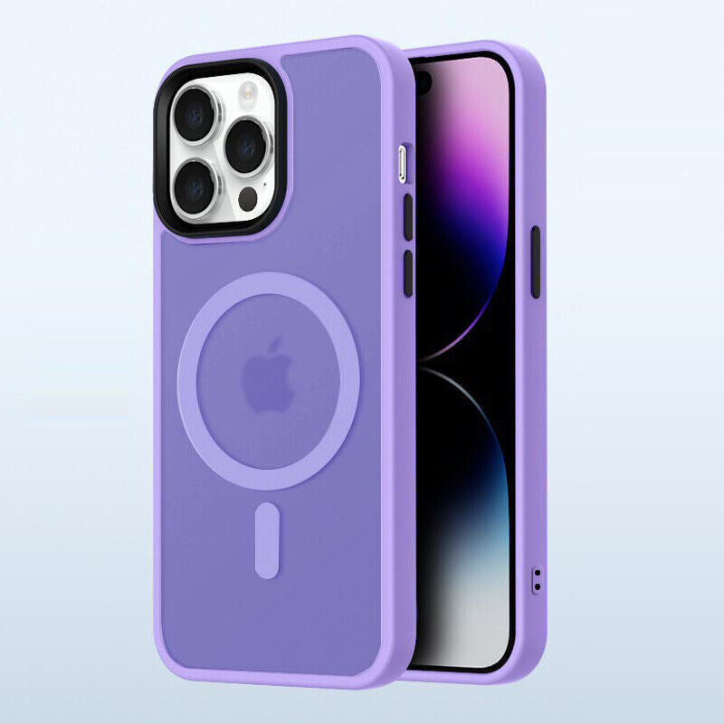 Hülle Für Iphone 16 15 14 13 12 11 Pro Max TPU Magsafe Handy Case Display Schutz