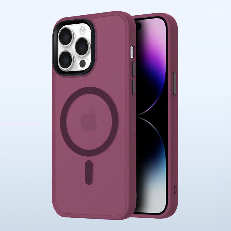 Hülle Für Iphone 16 15 14 13 12 11 Pro Max TPU Magsafe Handy Case Display Schutz