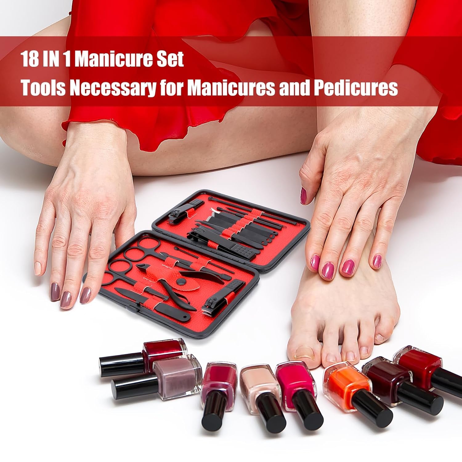 Maniküre-Set, Edelstahl-Nagelpflege-Set