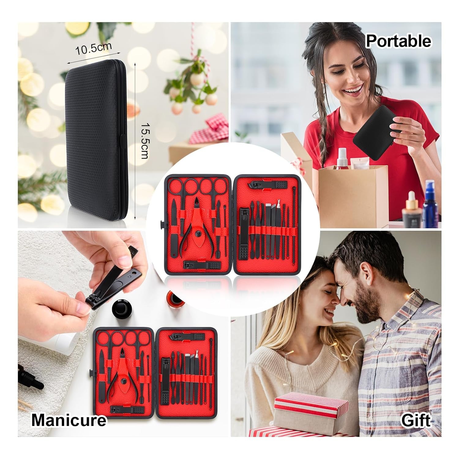 Maniküre-Set, Edelstahl-Nagelpflege-Set